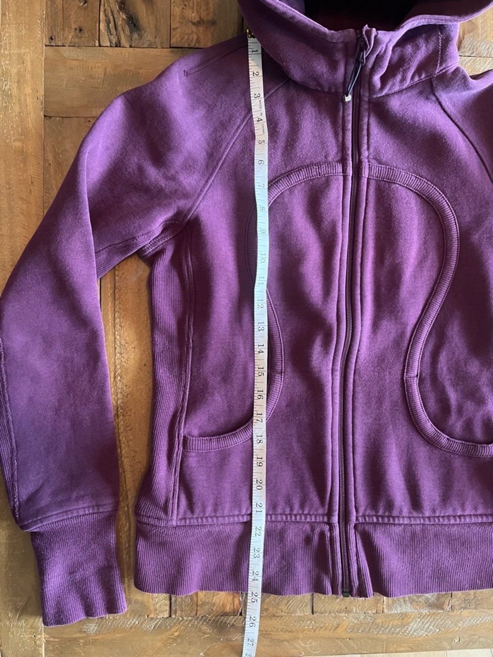 LULULEMON ATHLETICA purple scuba hoodie US 8 - Picture 6 of 12